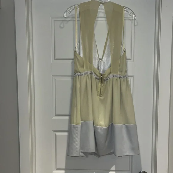 BCBGeneration dress, lime green and silver, size 6 - Picture 4 of 8